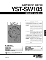 Yamaha YSTSW-105-Service-Manual 